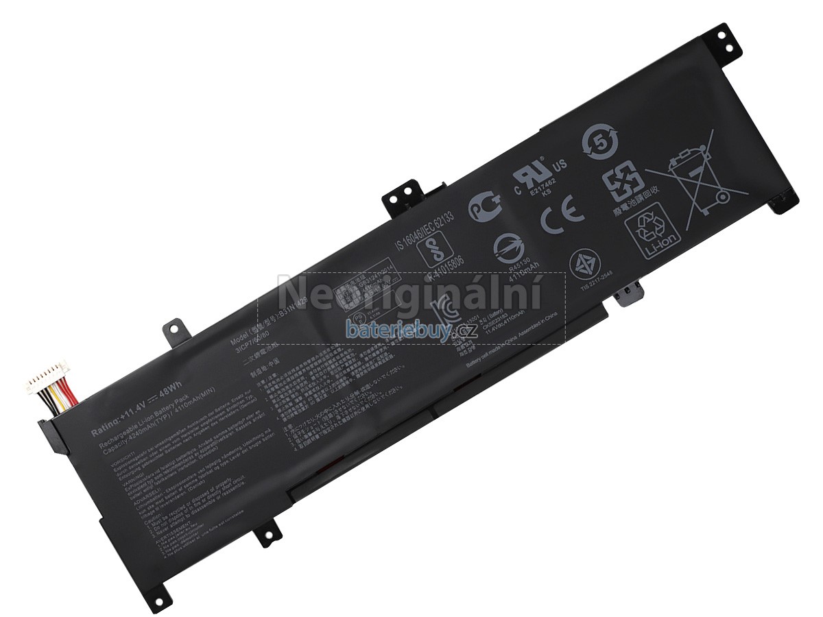 Nahrazení Asus B31N1429 baterie
