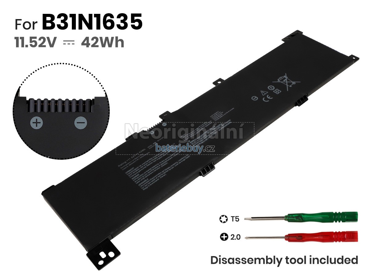 Nahrazení Asus VivoBook F705UB baterie