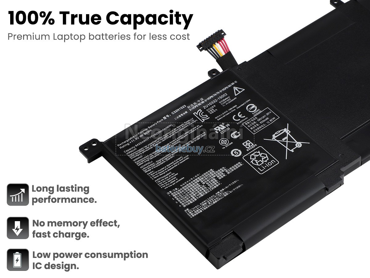 Nahrazení Asus 0B200-01250300 baterie