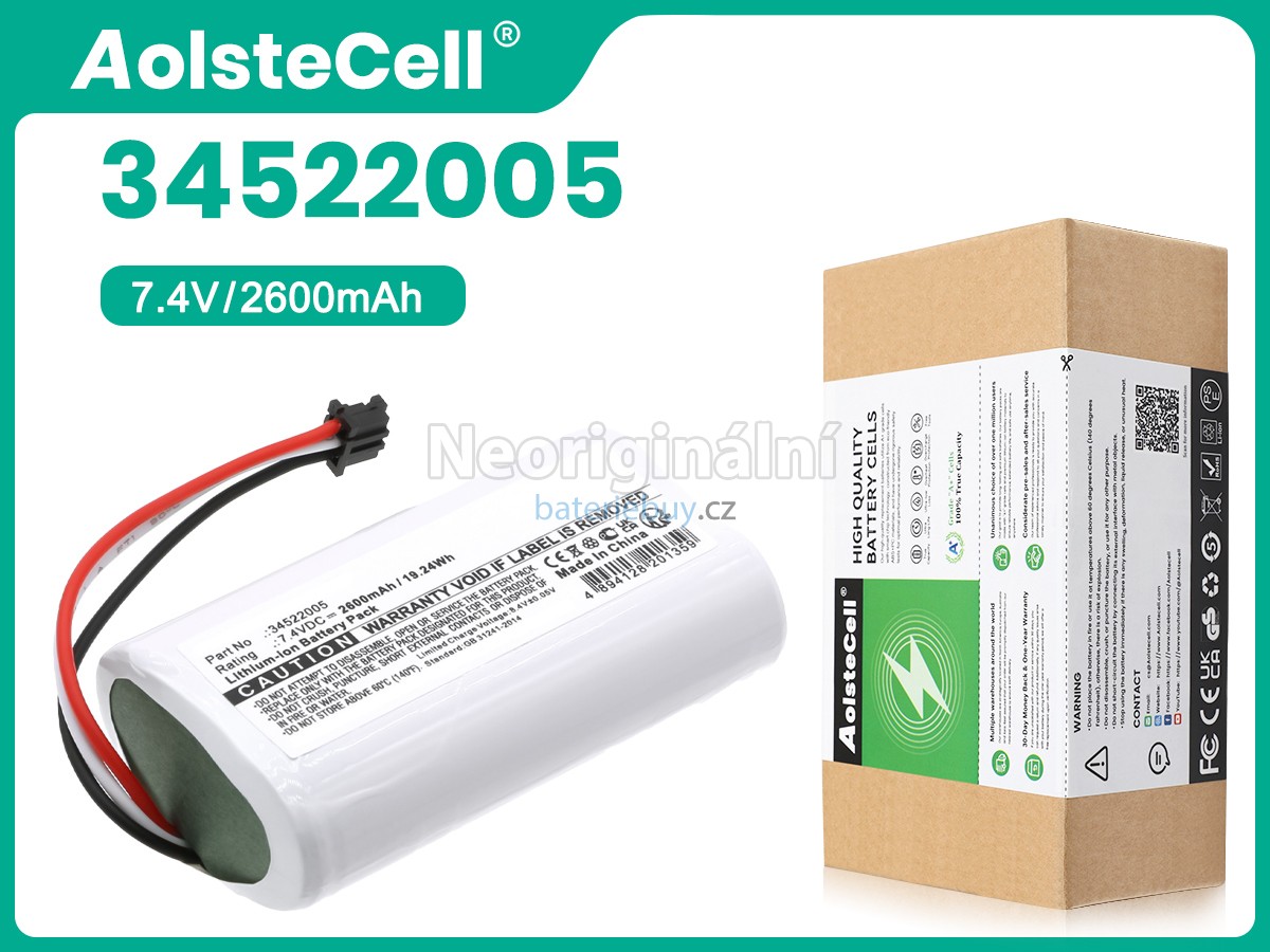 Nahrazení B Braun 33170034 baterie