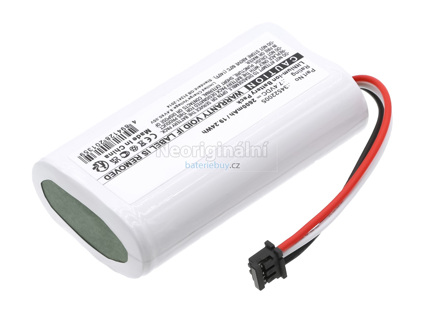 Nahrazení B Braun 33170034 baterie