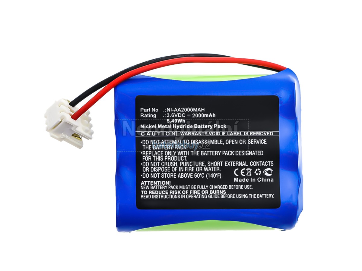 Nahrazení B Braun NI-AA2000MAH baterie