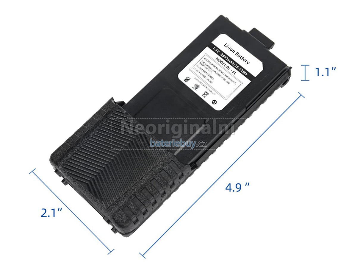 Nahrazení Baofeng RD-5R baterie