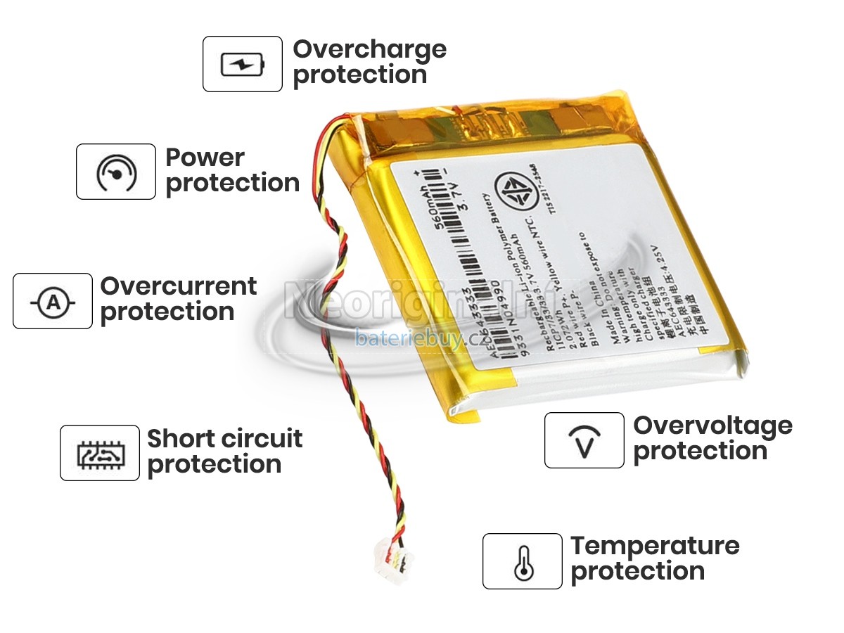 Nahrazení Beats AEC643333 baterie