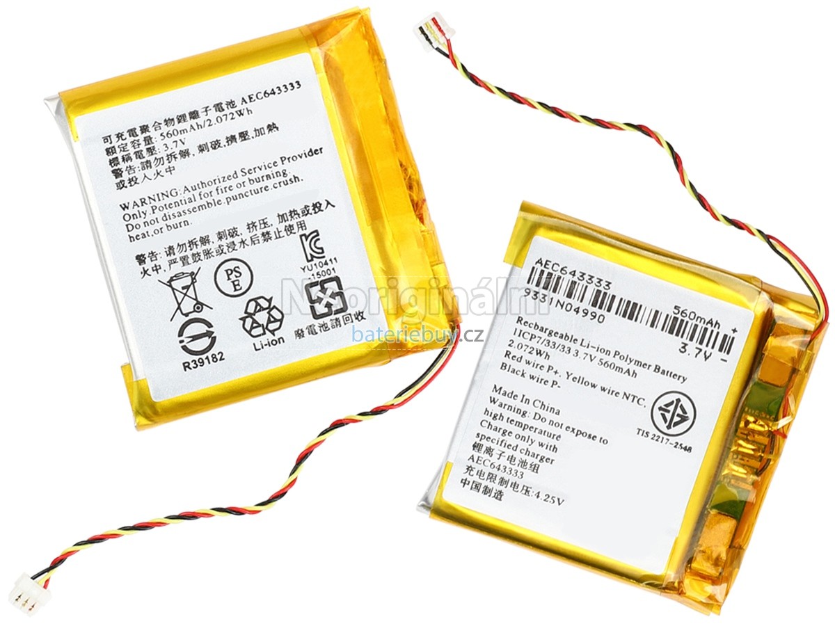 Nahrazení Beats AEC643333 baterie