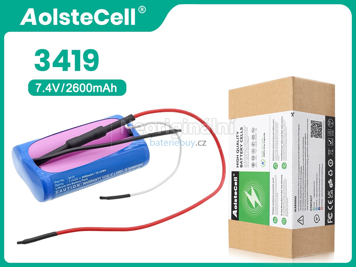 Nahrazení Bissell 34199 baterie