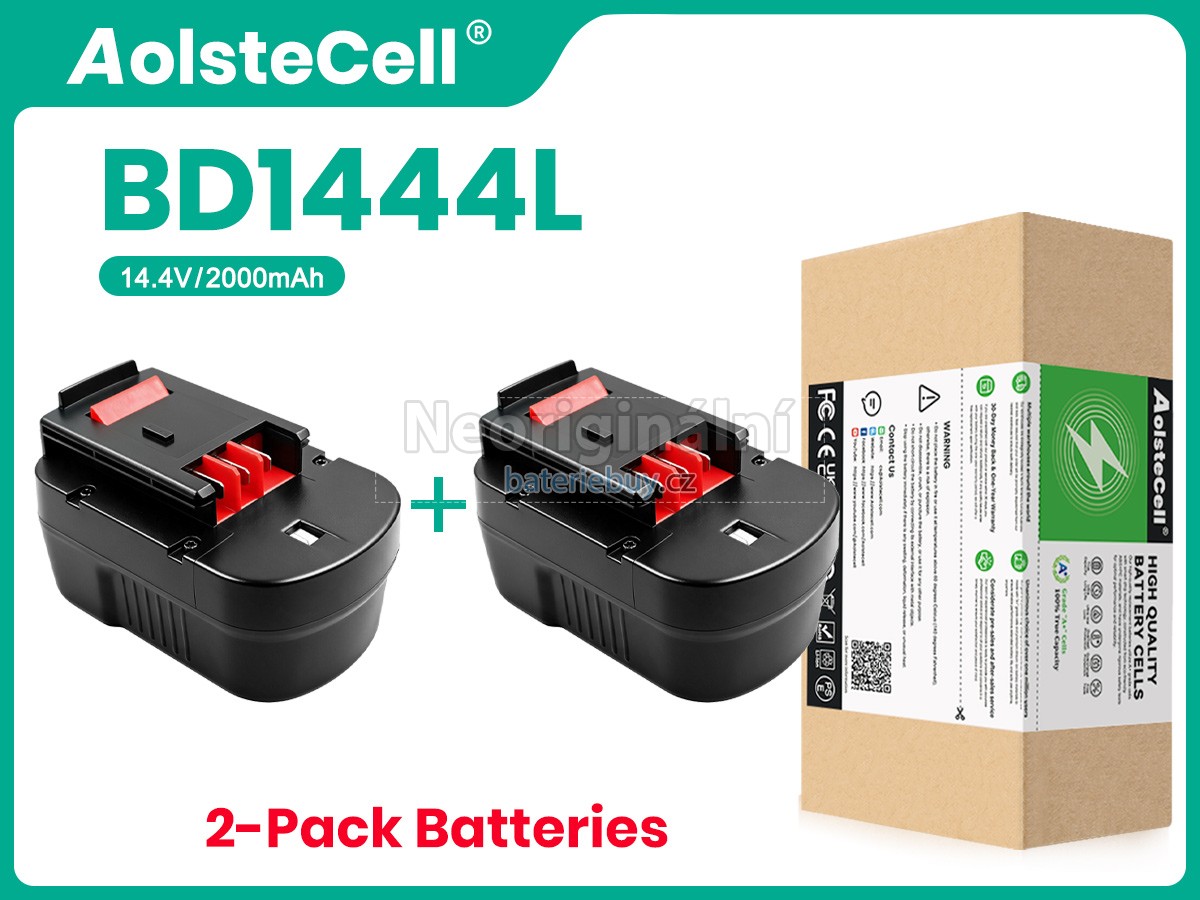 Nahrazení Black Decker BD1444L baterie
