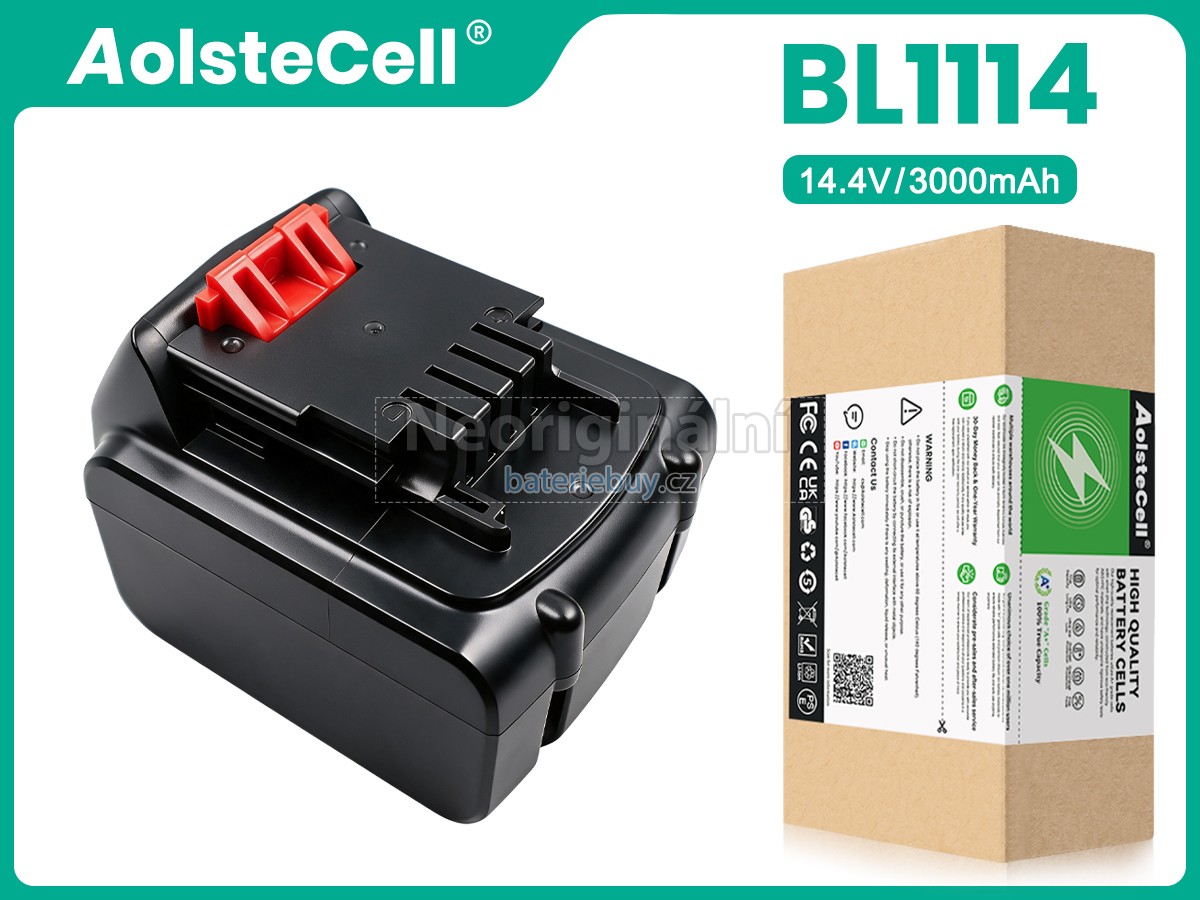 Nahrazení Black Decker EPL14 baterie