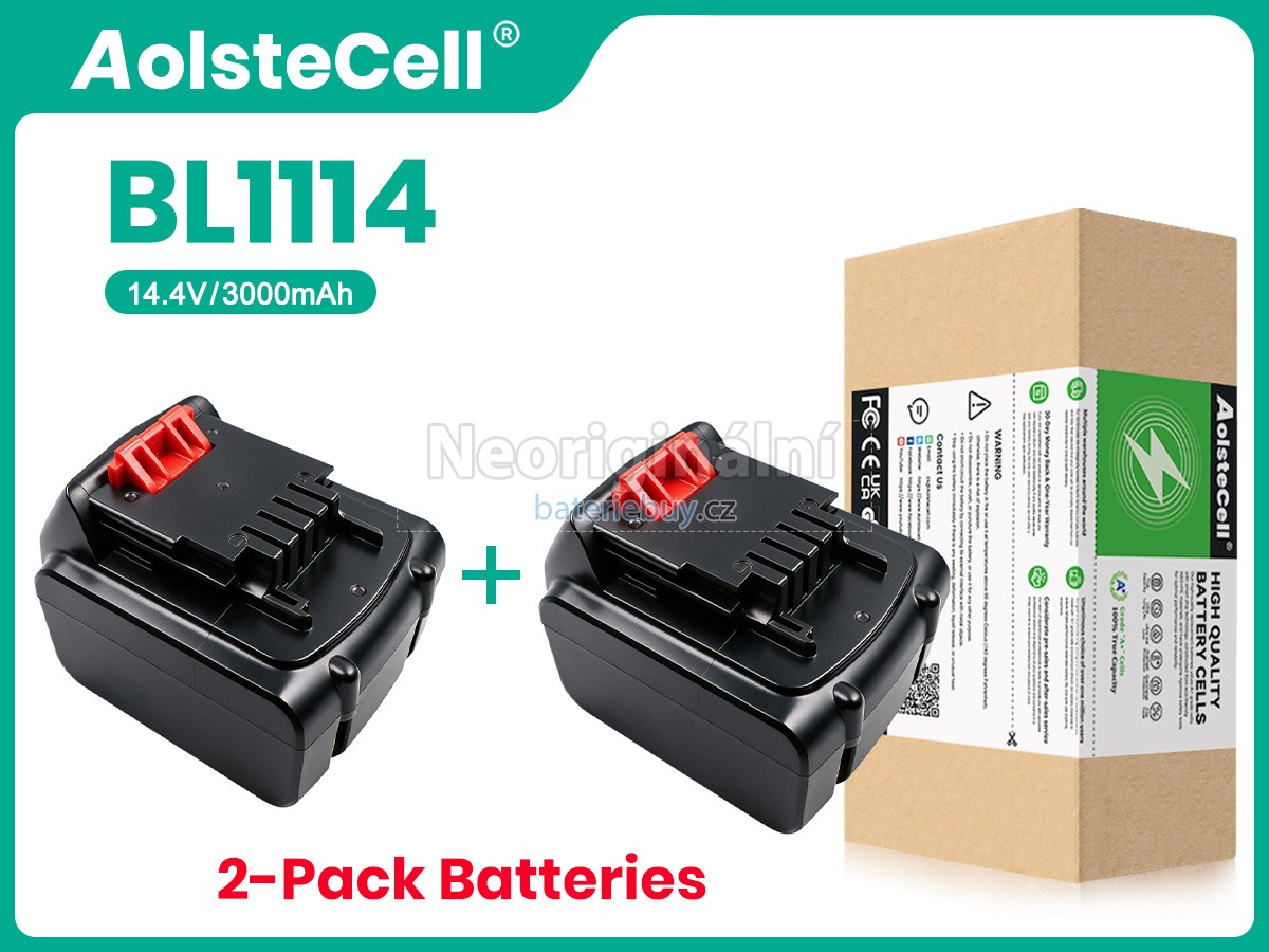 Nahrazení Black Decker EPL14 baterie