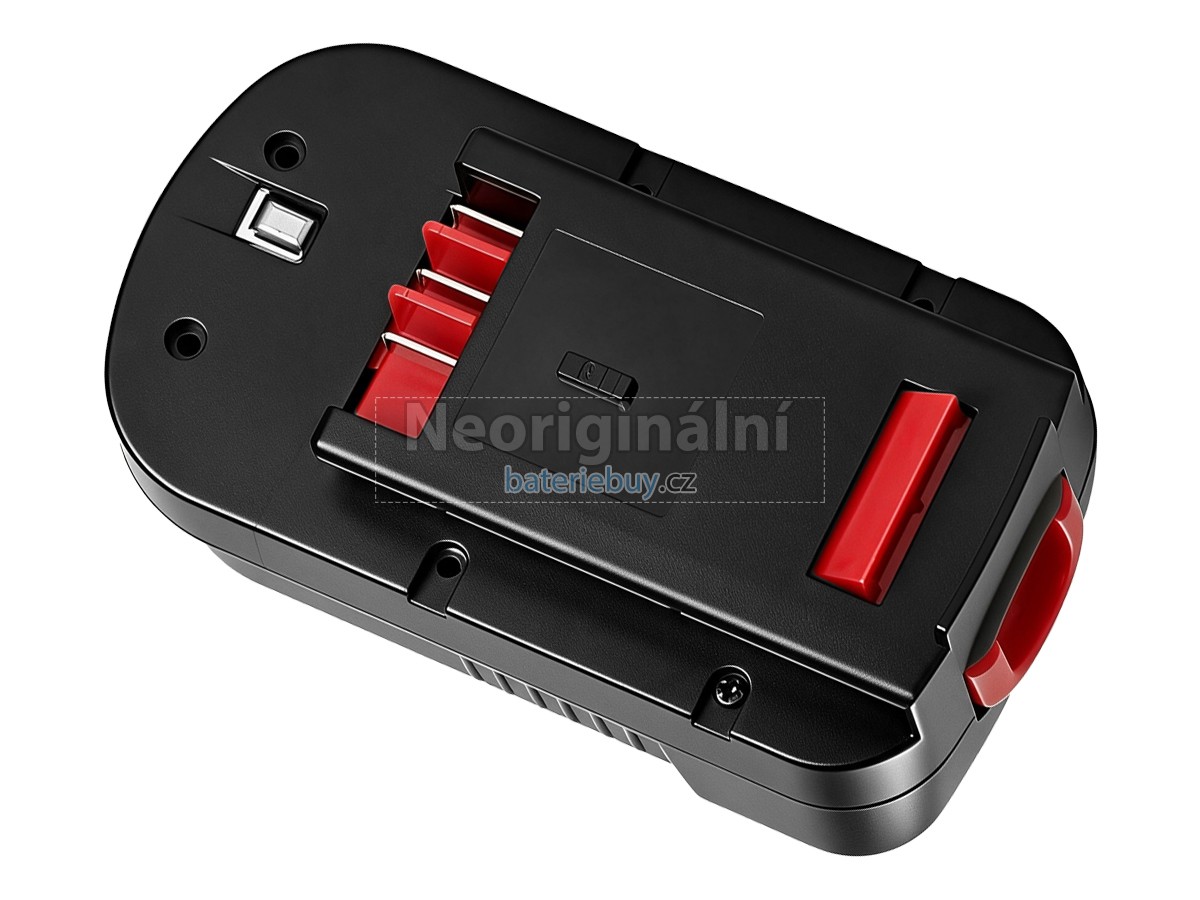 Nahrazení Black Decker 18V A1718 baterie