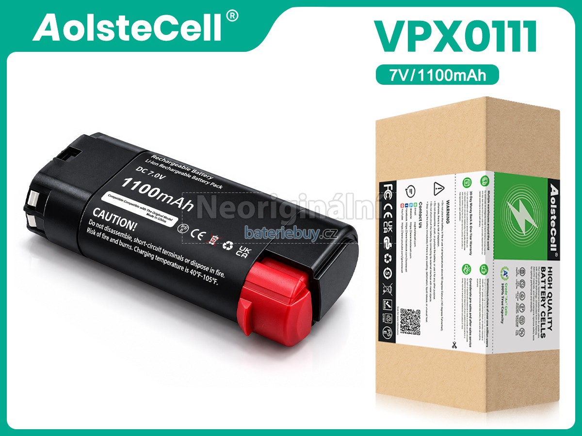 Nahrazení Black Decker VPX1101 baterie