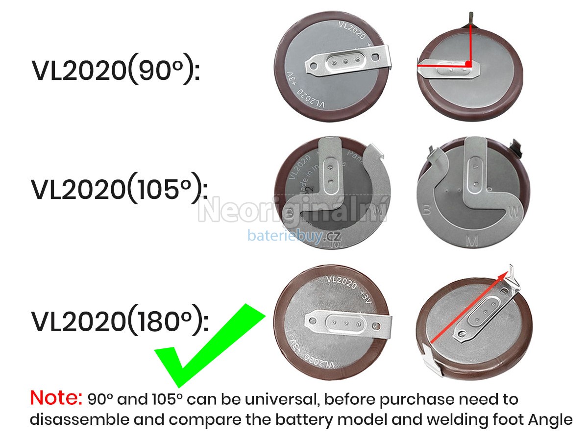 Nahrazení BMW VL2020-180 baterie