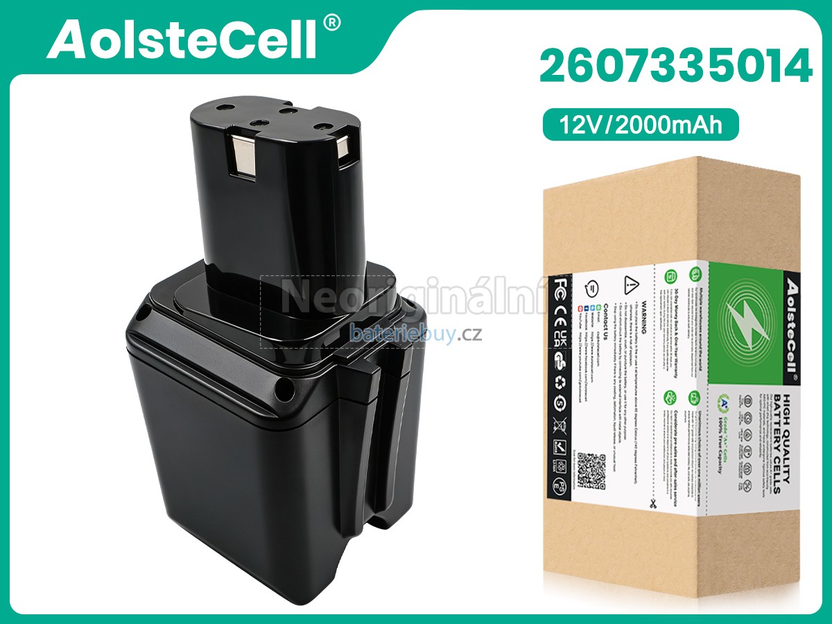 Nahrazení Bosch 2607335014 baterie