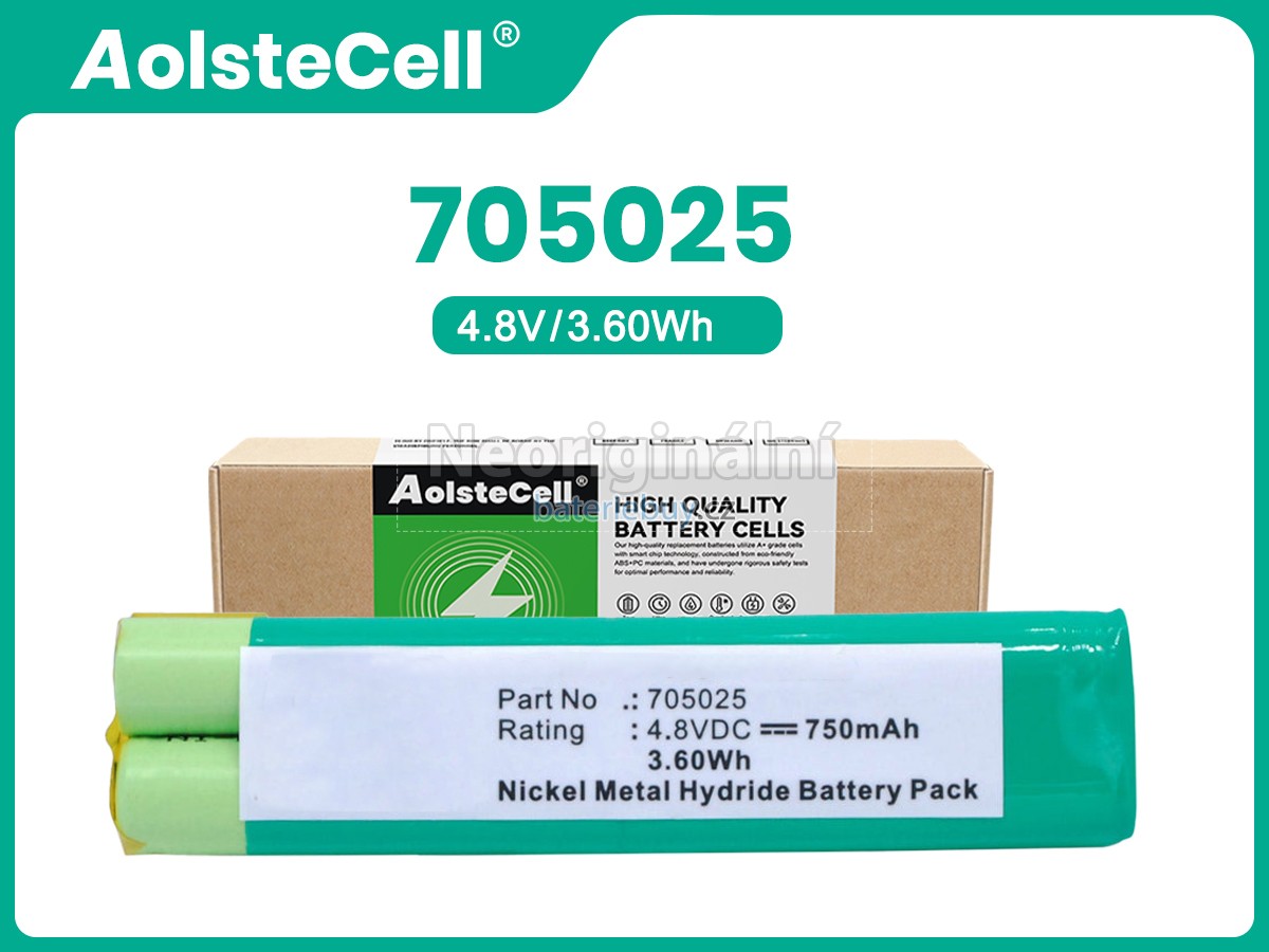 Nahrazení BrandTech 705025 baterie