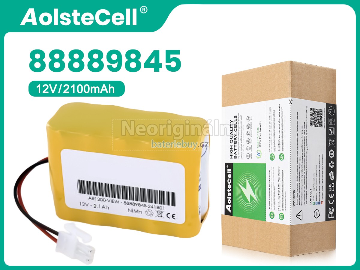 Nahrazení Cardioline AR1200-VIEW baterie