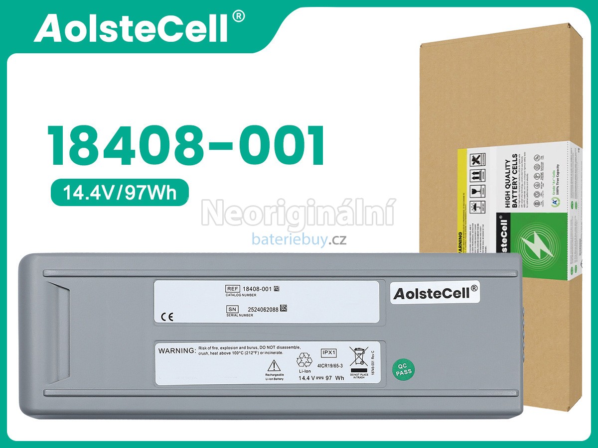 Nahrazení Carefusion 18408-001 baterie
