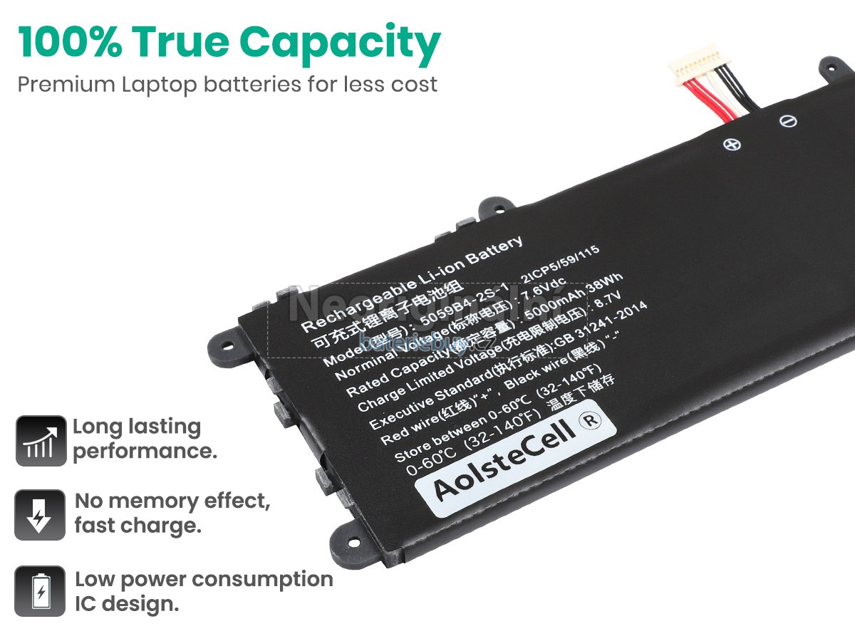 Nahrazení CHUWI 5059B4-2S baterie
