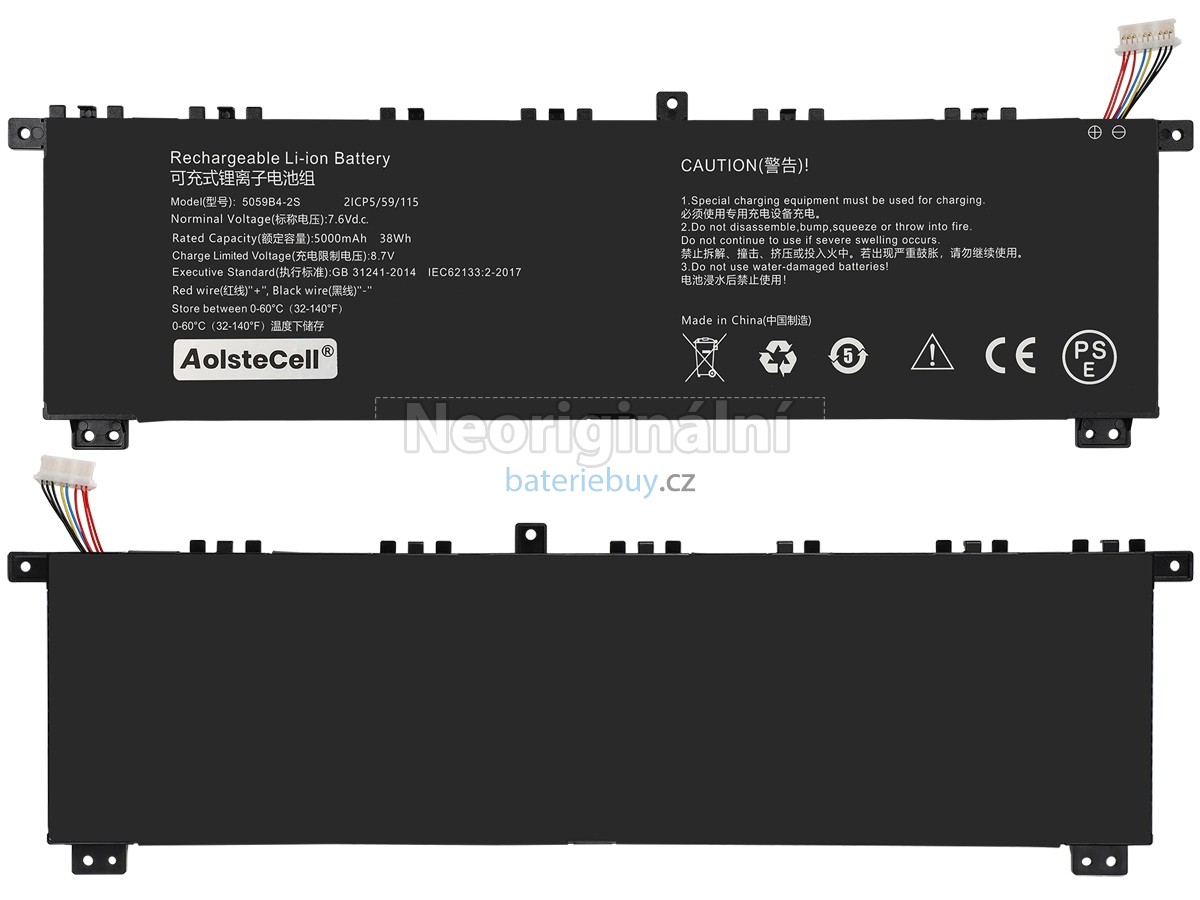 Nahrazení CHUWI 5059B4-2S baterie