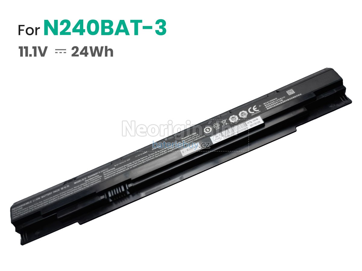 Nahrazení Clevo N240BU baterie