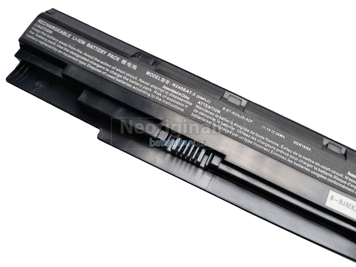 Nahrazení Clevo N240BU baterie