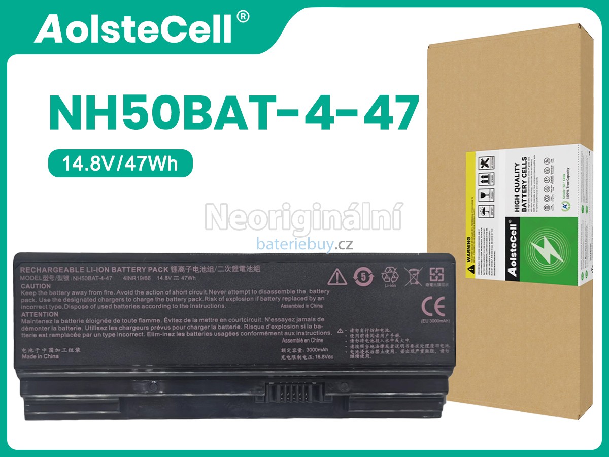Nahrazení Clevo NH57RH baterie