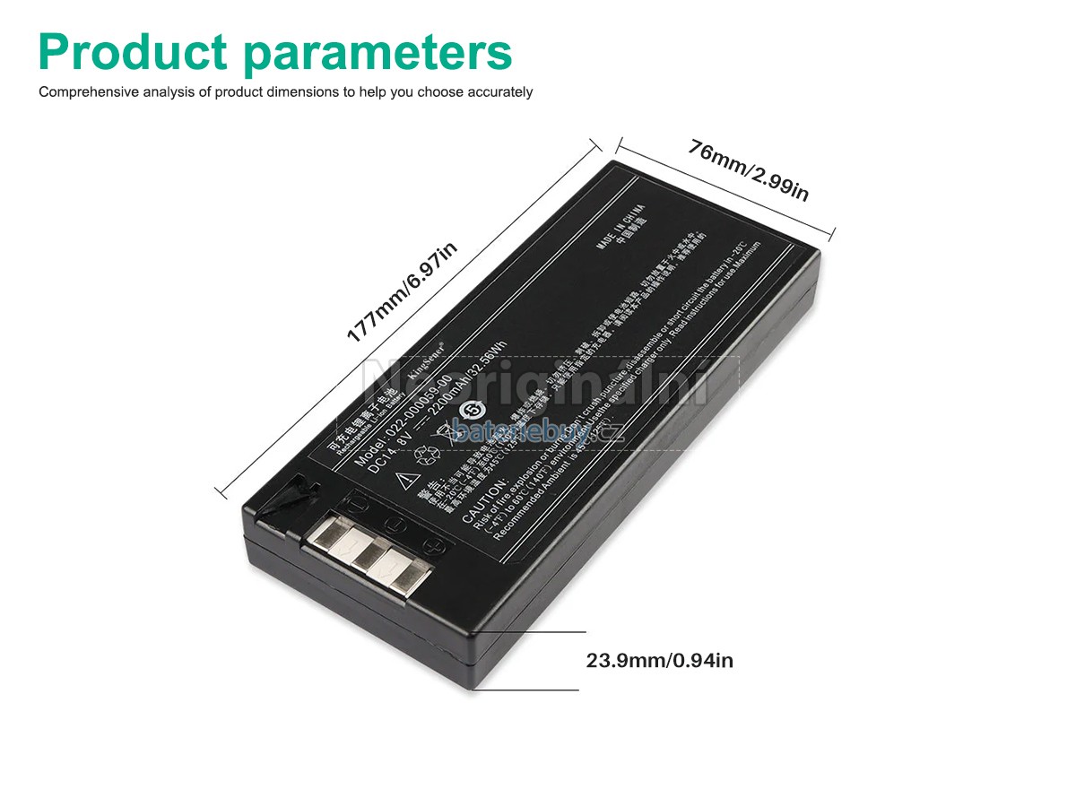 Nahrazení Comen LUTECH DATALYS 780 baterie