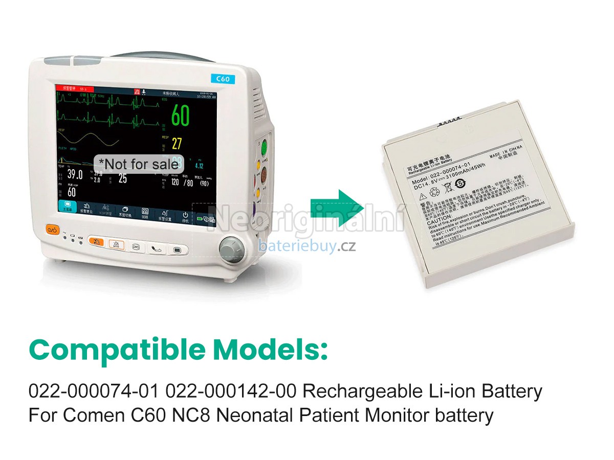 Nahrazení Comen C86 baterie