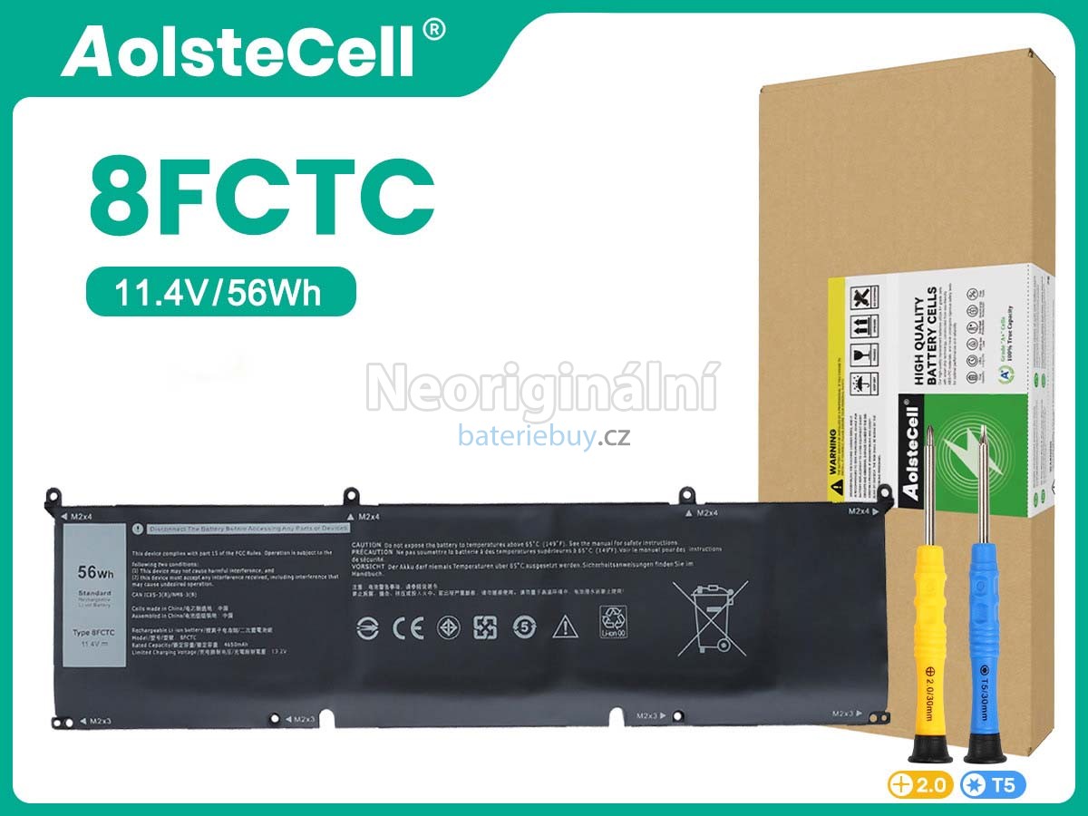 Nahrazení Dell 8FCTC baterie