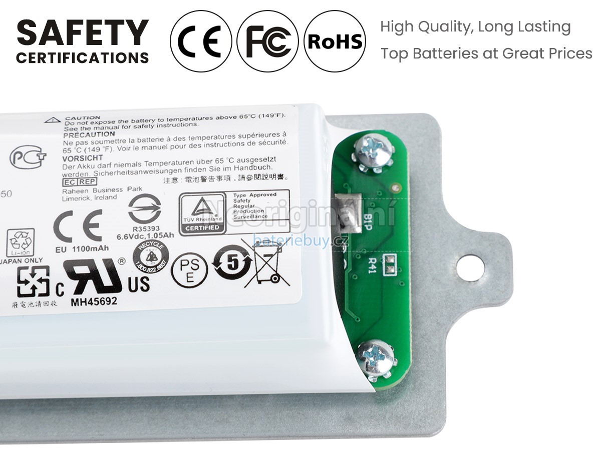 Nahrazení Dell 0KVY4F baterie