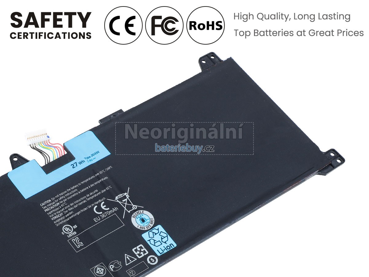 Nahrazení Dell FP02G baterie