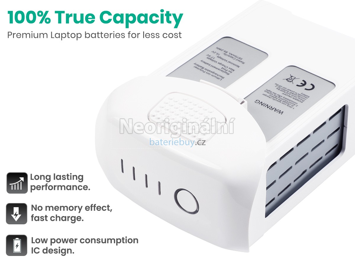 Nahrazení DJI PHANTOM 4 baterie