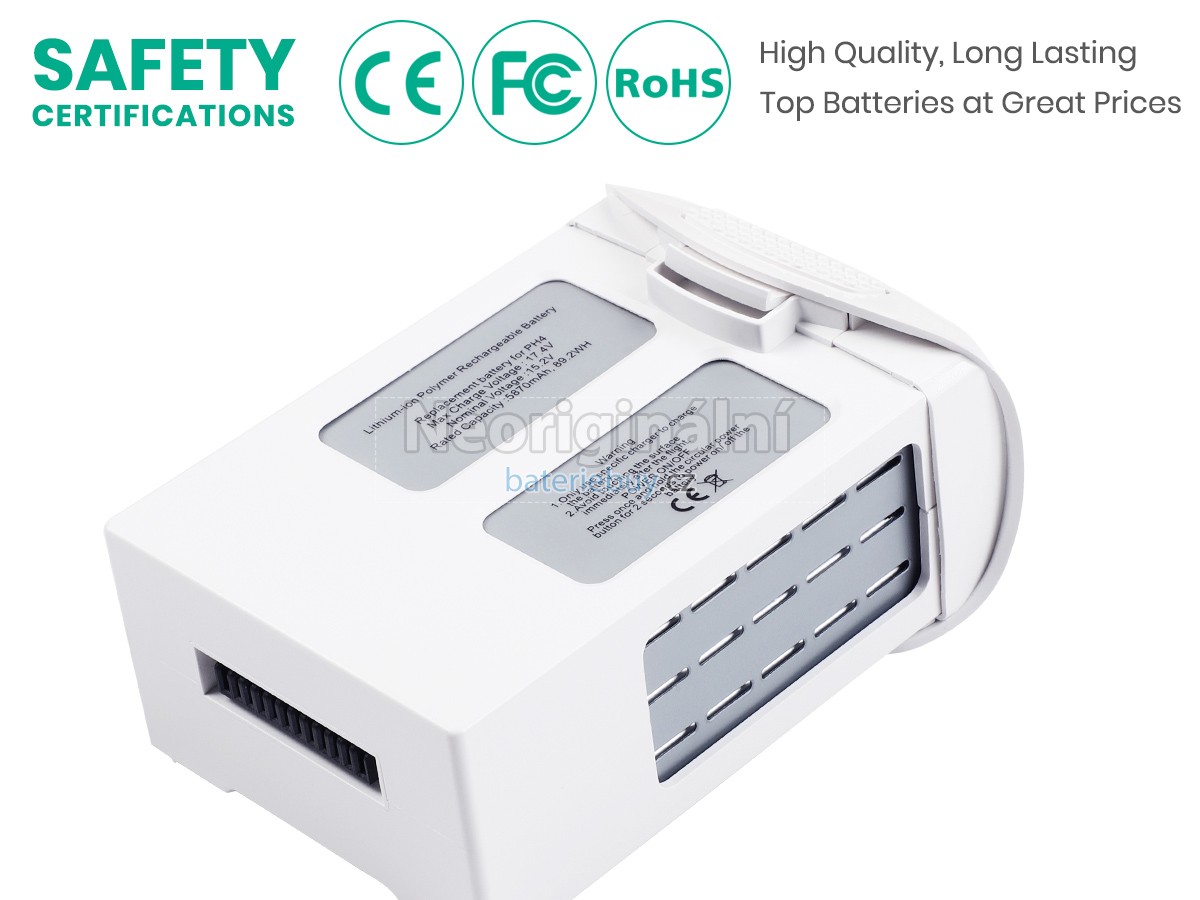 Nahrazení DJI PHANTOM 4 baterie