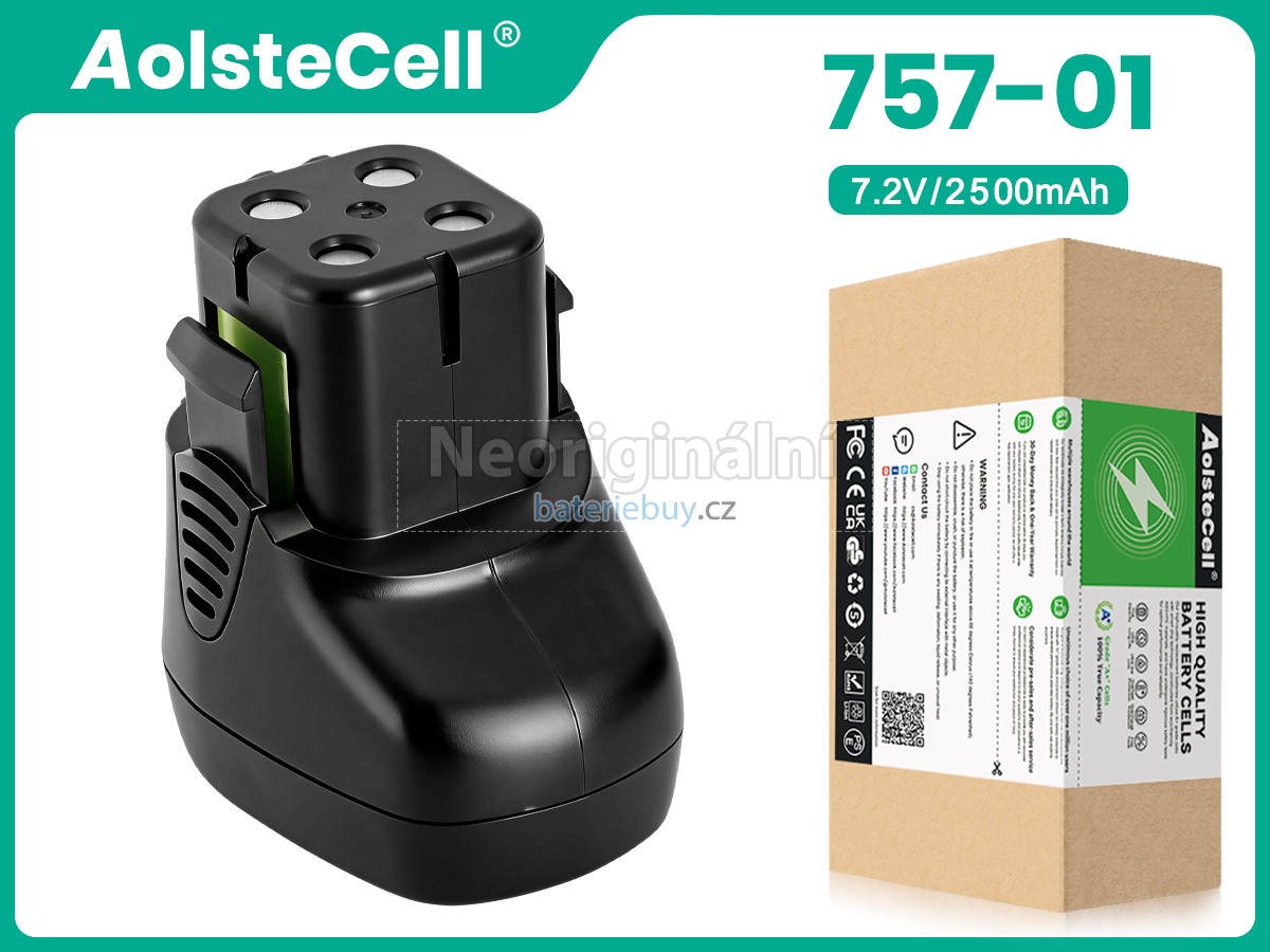 Nahrazení Dremel 7.2-VOLT baterie