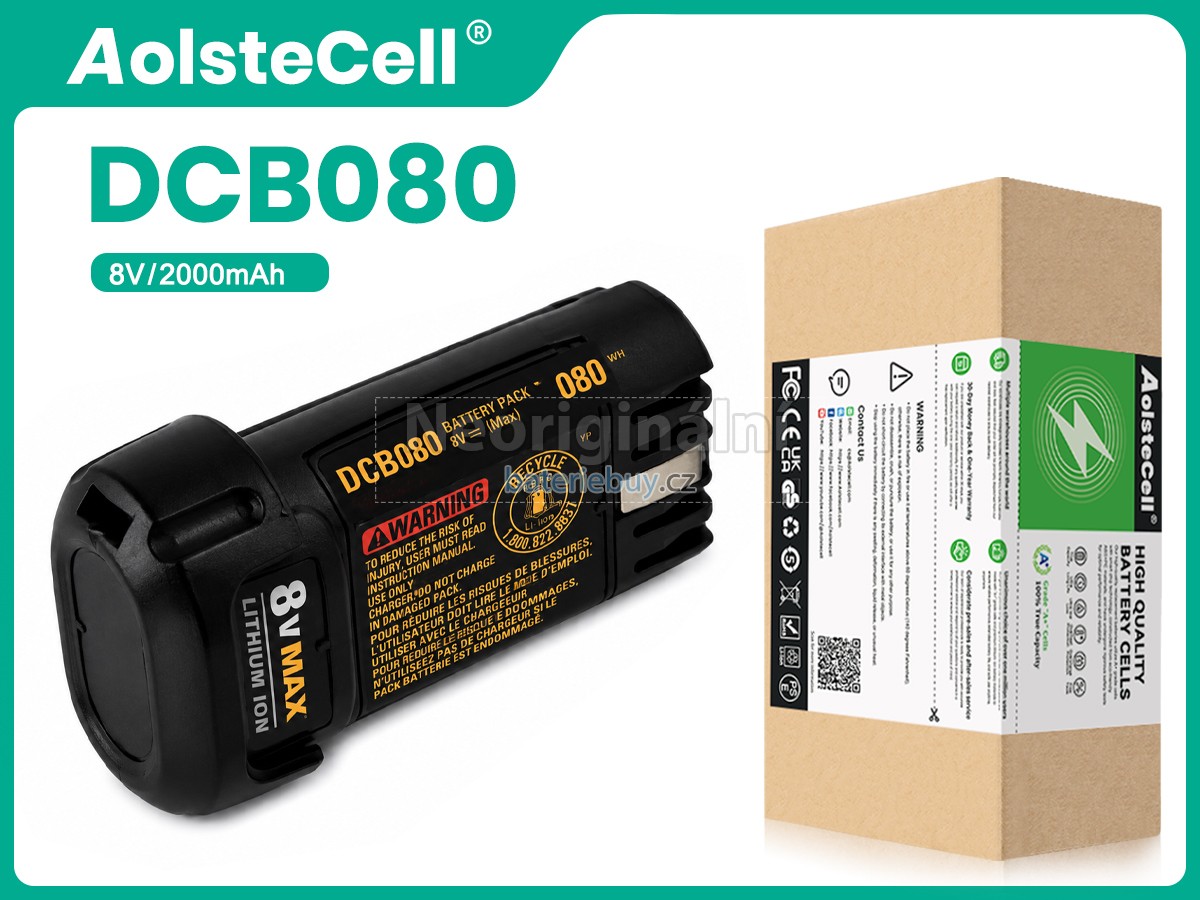 Nahrazení Dremel 8V DCB080 baterie