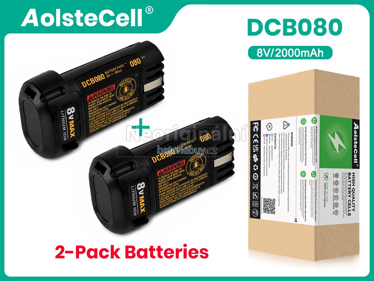 Nahrazení Dremel 8V DCB080 baterie