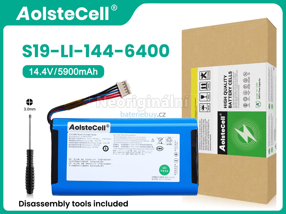 Nahrazení Ecovacs S19-LI-144-6400 baterie