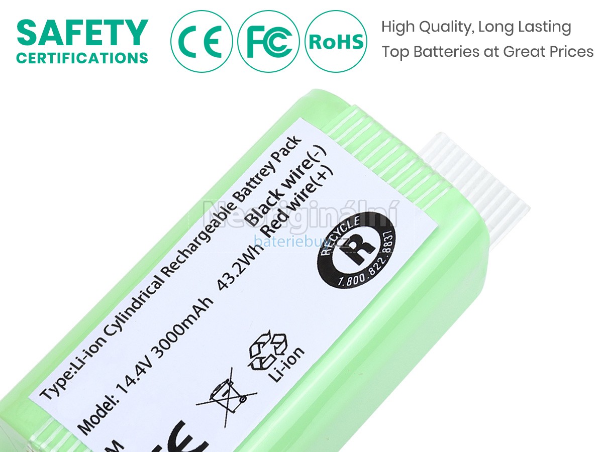 Nahrazení Ecovacs ROBOVAC 12 baterie