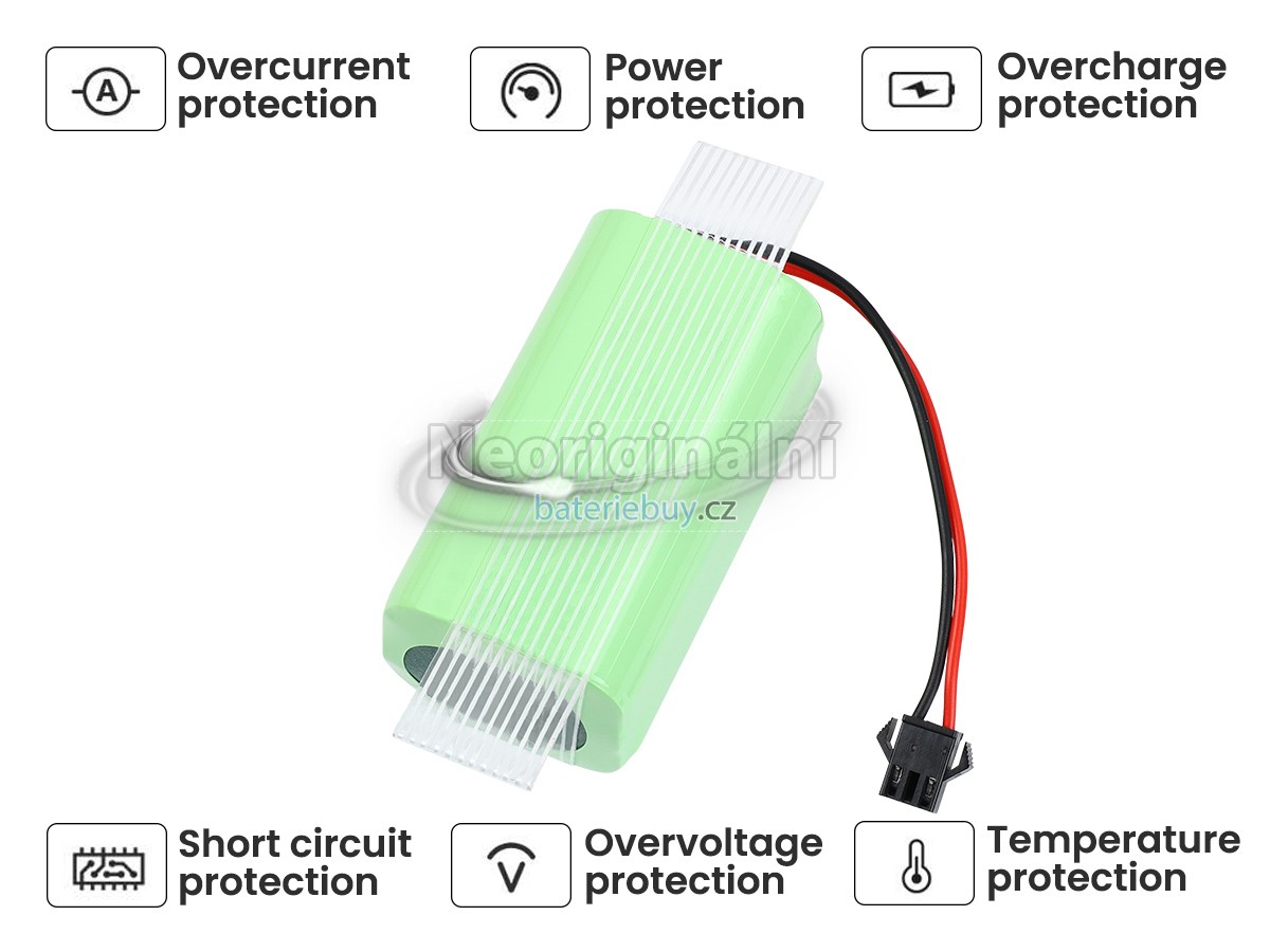 Nahrazení Ecovacs ROBOVAC 12 baterie