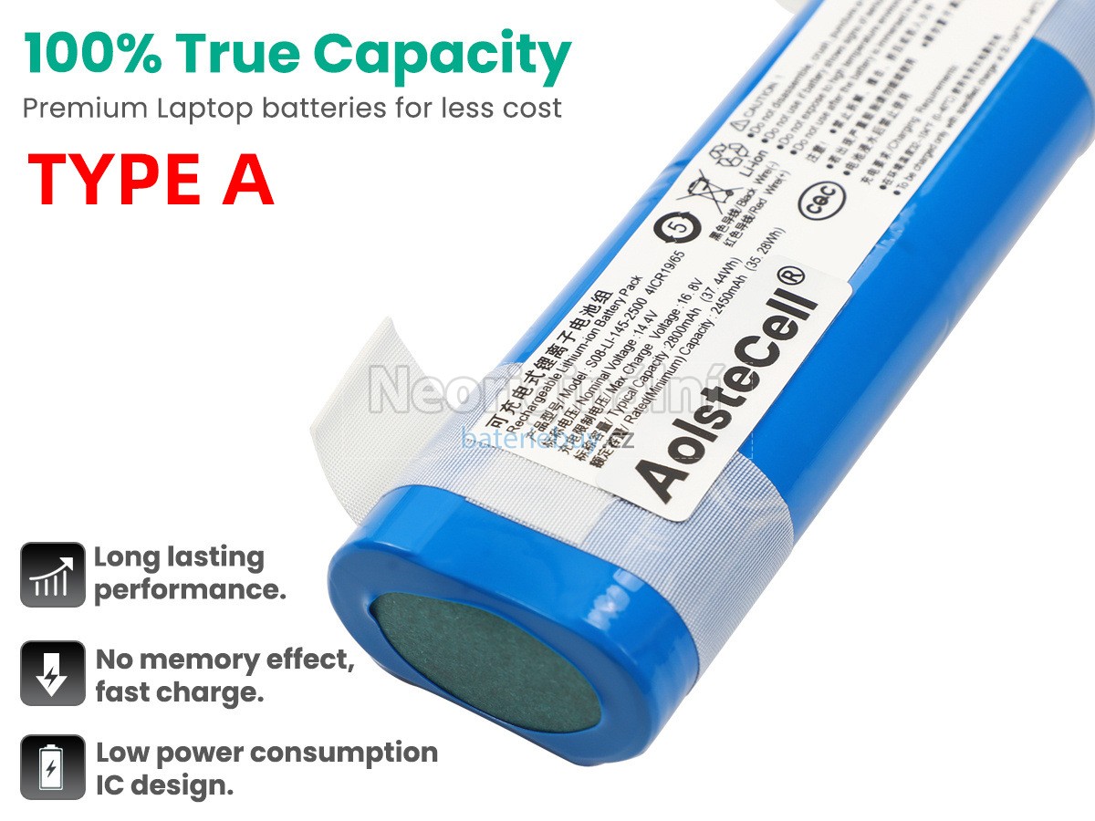 Nahrazení Ecovacs DK36 baterie