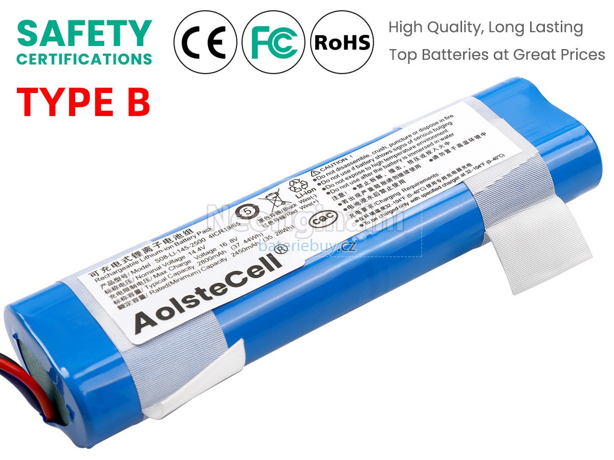 Nahrazení Ecovacs DK36 baterie