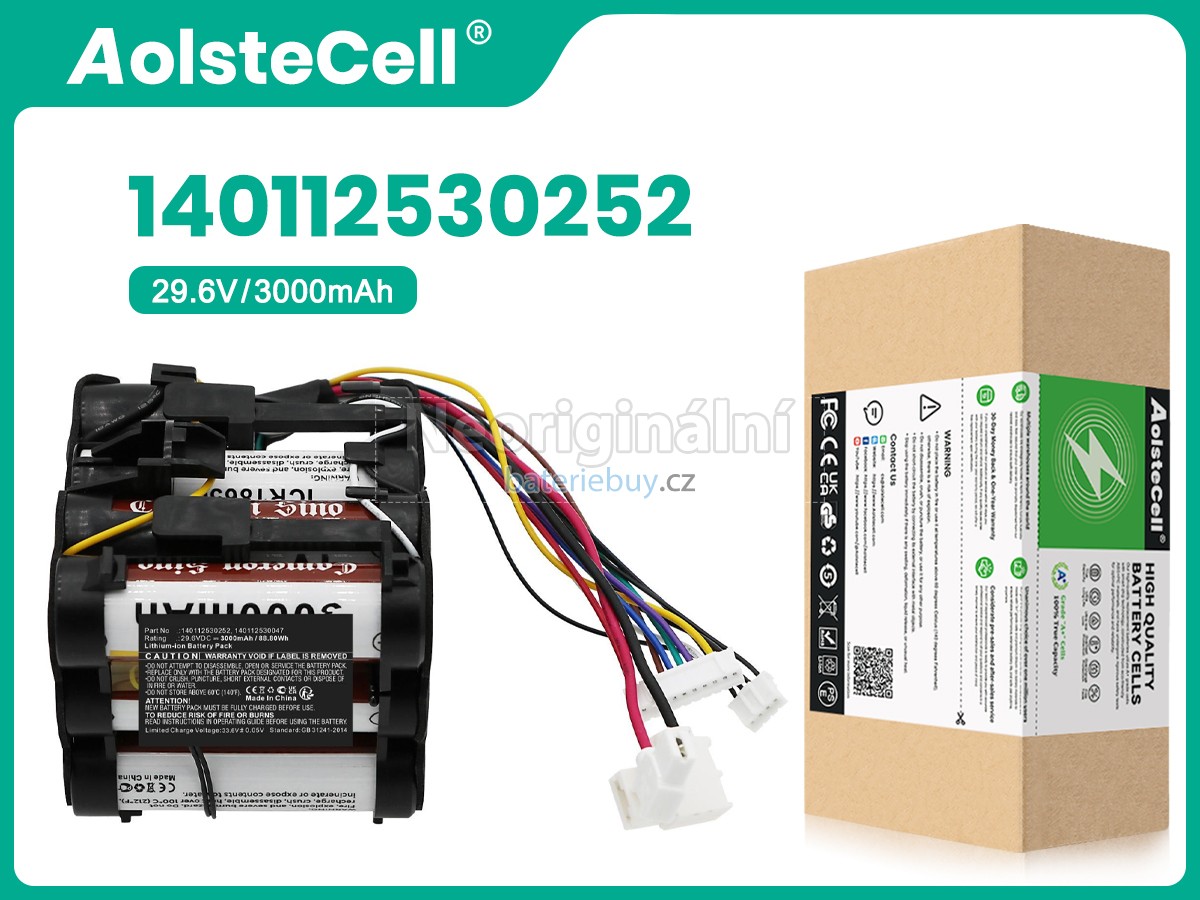 Nahrazení Electrolux EUP82MG baterie