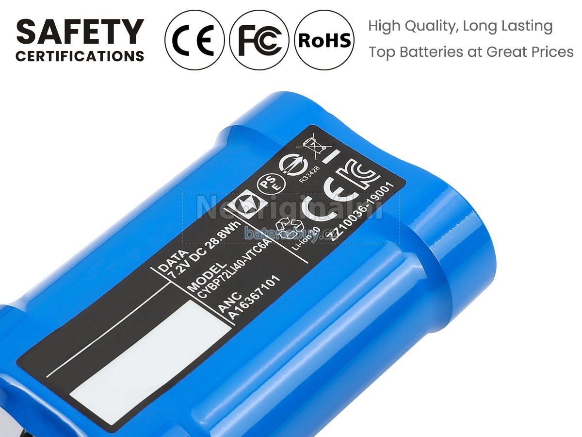 Nahrazení Electrolux PI92-6DGM baterie