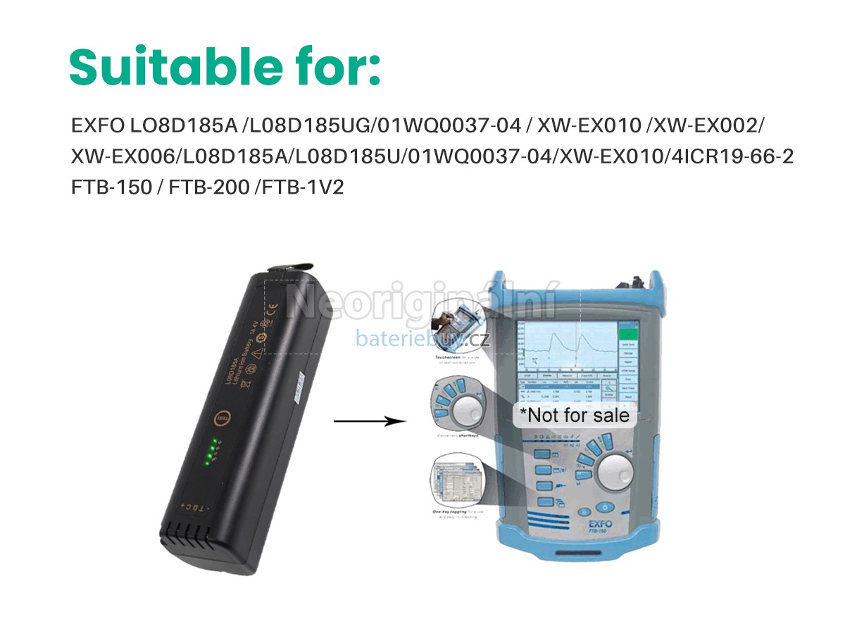 Nahrazení Exfo FTB-150 baterie