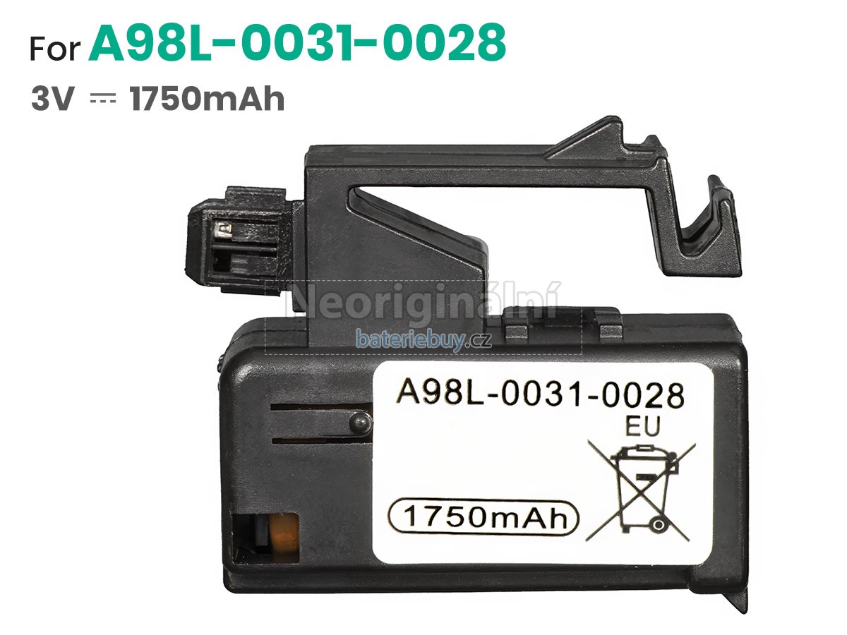 Nahrazení Fanuc A98L-0031-0028 baterie