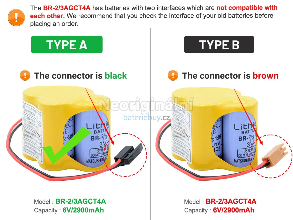 Nahrazení Fanuc A98L-0031-0025 baterie