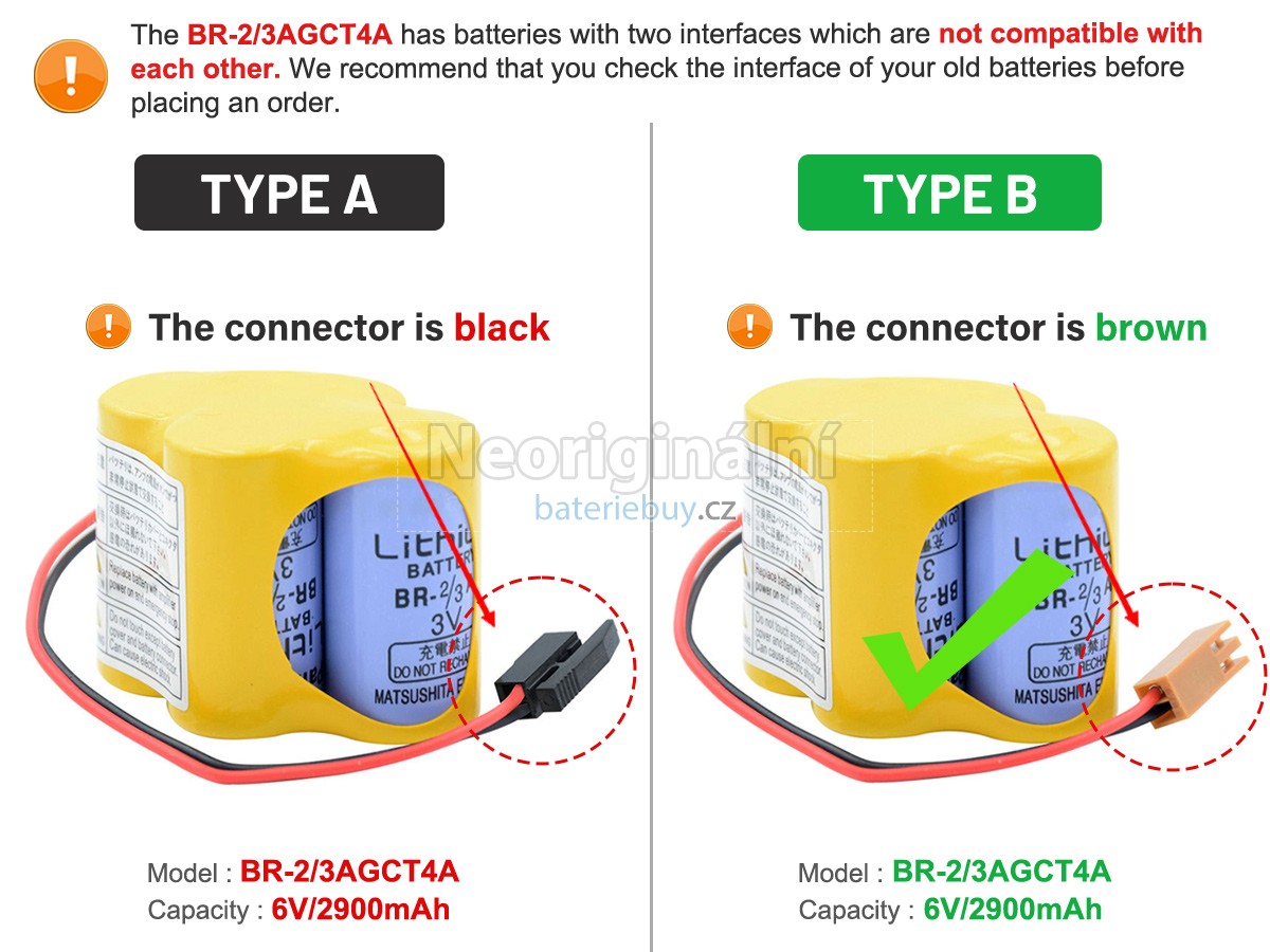 Nahrazení Fanuc A98L-0031-0025 baterie