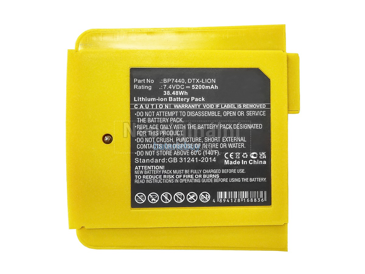 Nahrazení FLUKE BP7440 baterie