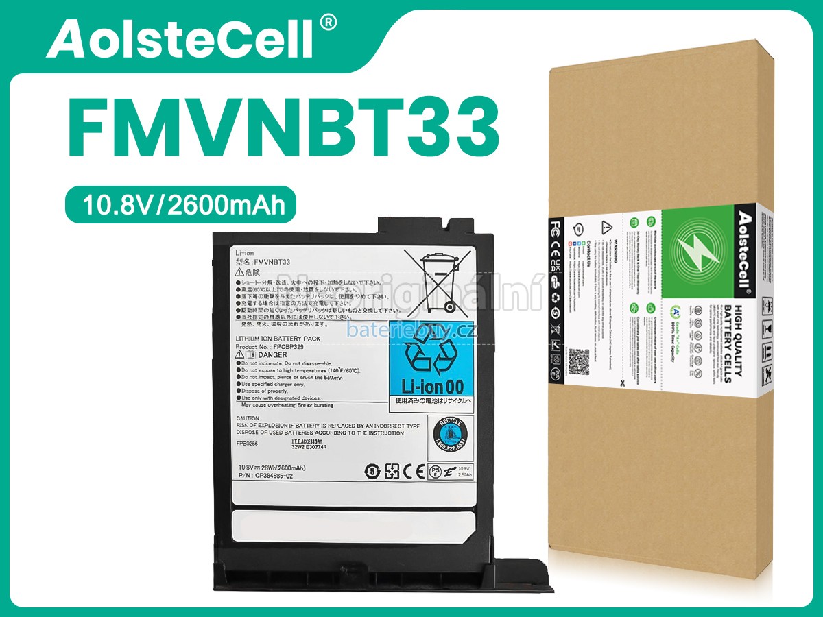 Nahrazení Fujitsu FPCBP329 baterie
