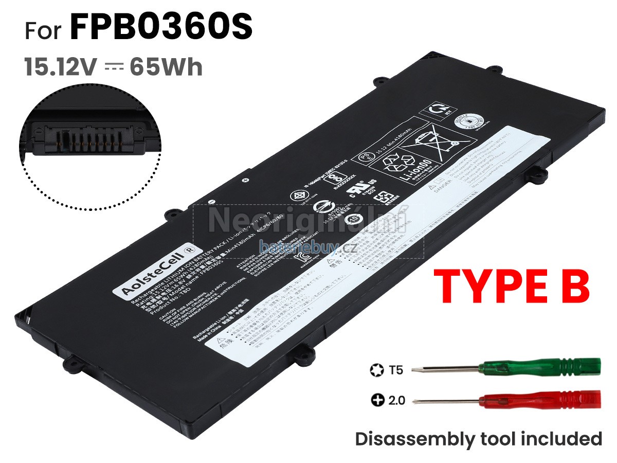 Nahrazení Fujitsu FMVNBP253 baterie