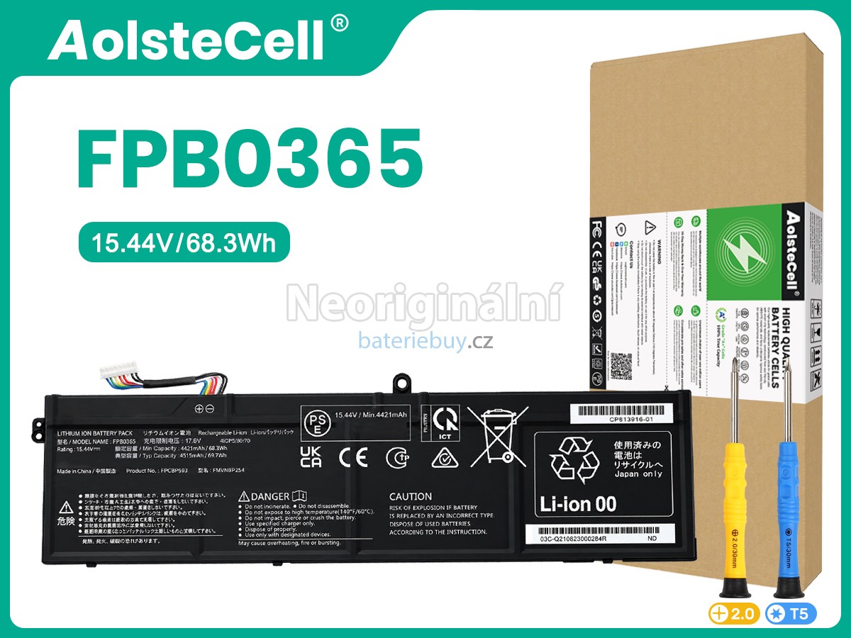 Nahrazení Fujitsu FPB0365(4ICP5/80/70) baterie